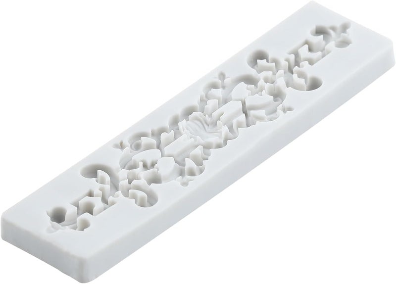 TAOXIBEI Baroque Relief Polymer Clay Molds Baroque Lace Embossing Silicone Mold for DIY Crafts Epoxy Resin Casting Air Dry Polymer Clay Plaster Jewelry Making - Image 3
